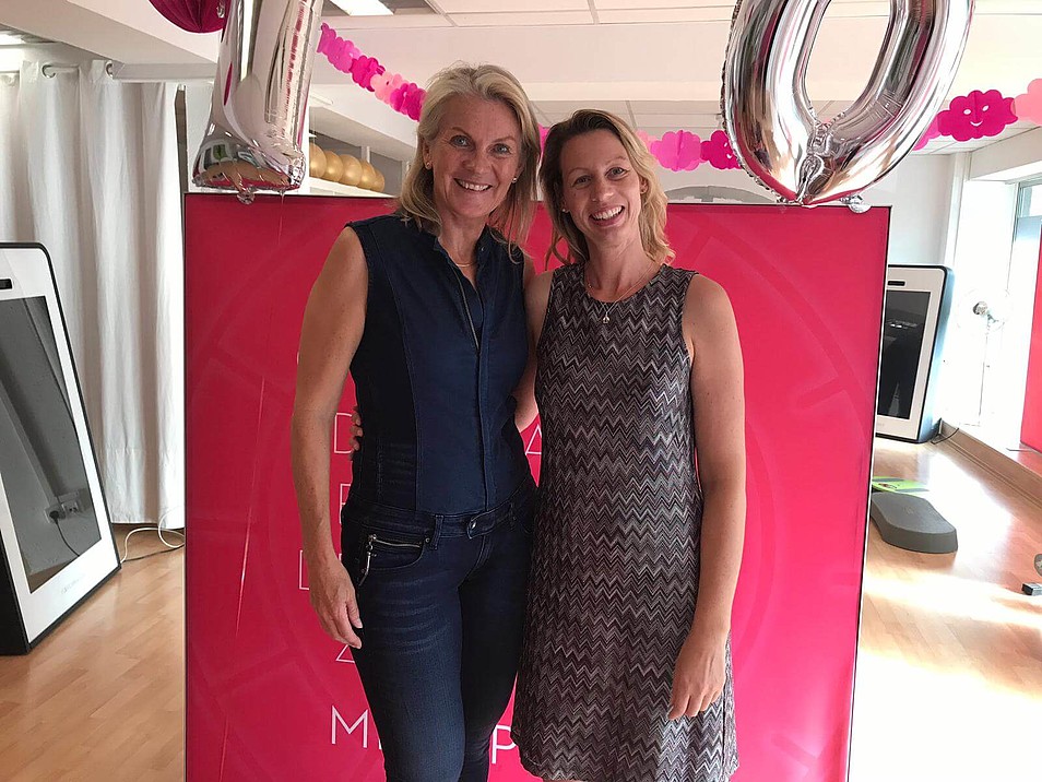 Susanne Frick und Ute Musch Mrs.Sporty Club Niederkrüchten